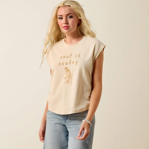 Ariat Womens Cool It T-Shirts - Oyster Grey