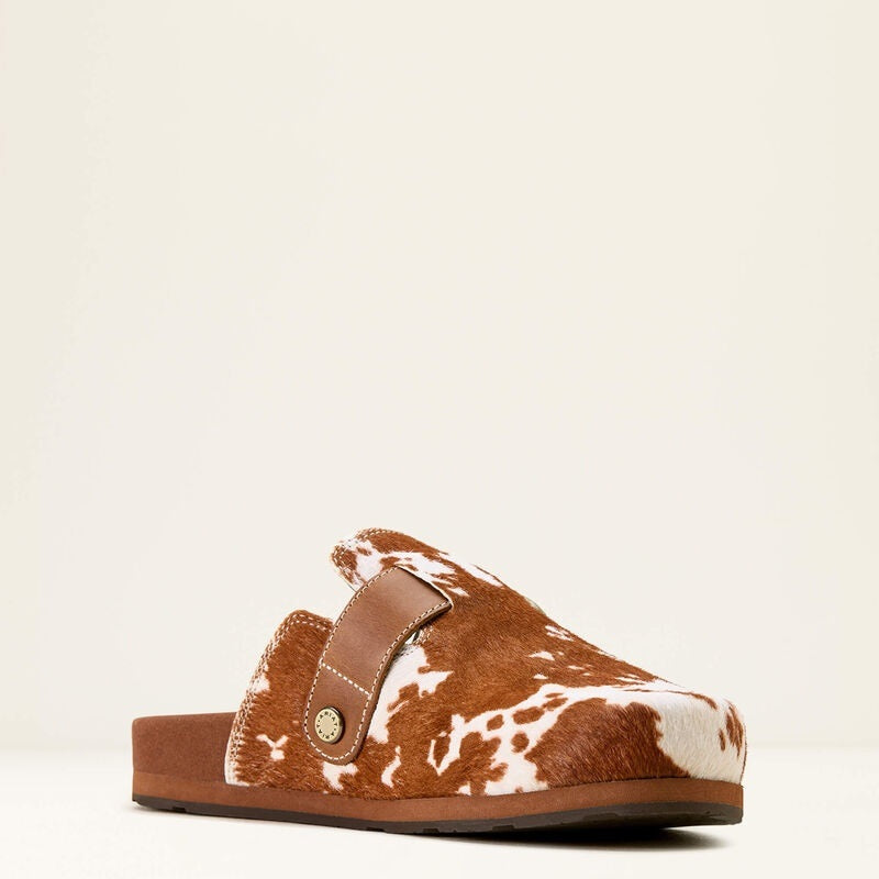 Ariat Womens Country Mules - Cow Hair On