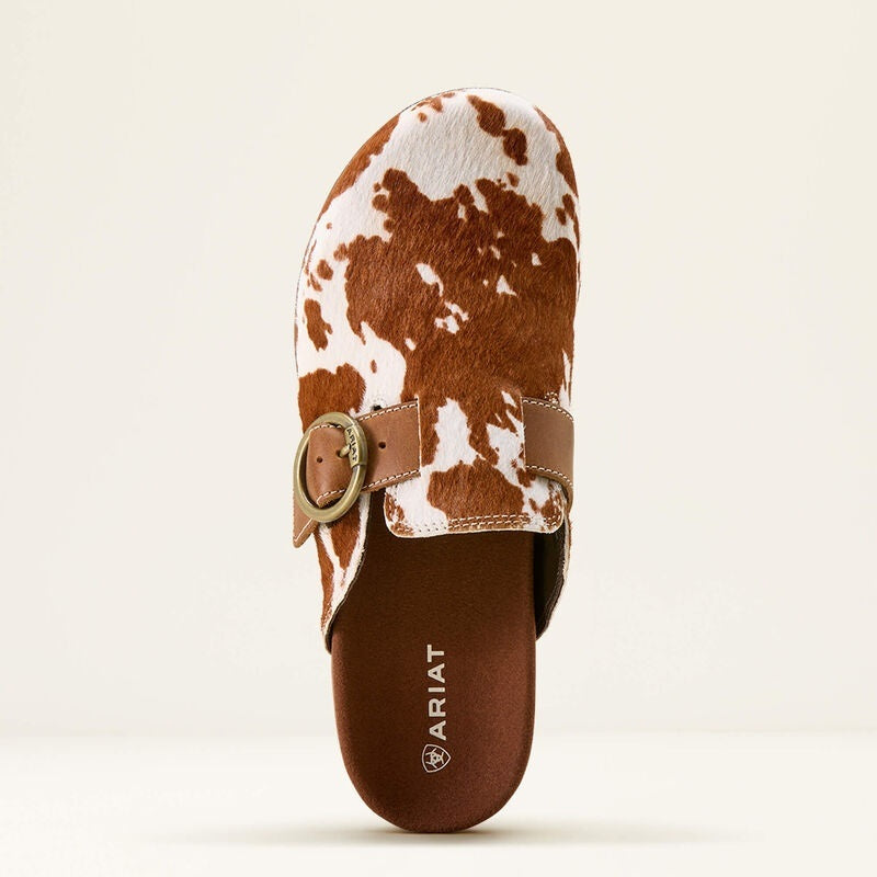Ariat Womens Country Mules - Cow Hair On