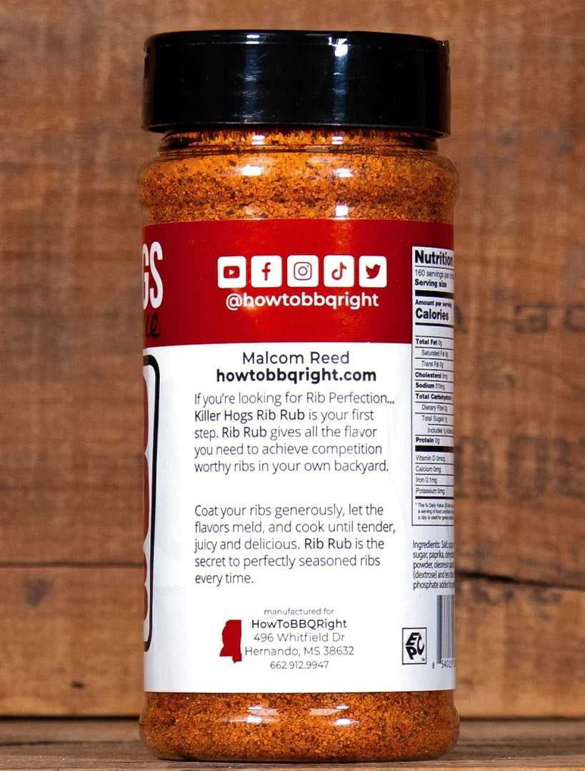 Killer Hogs Rib Rub - 321g (11.34oz)