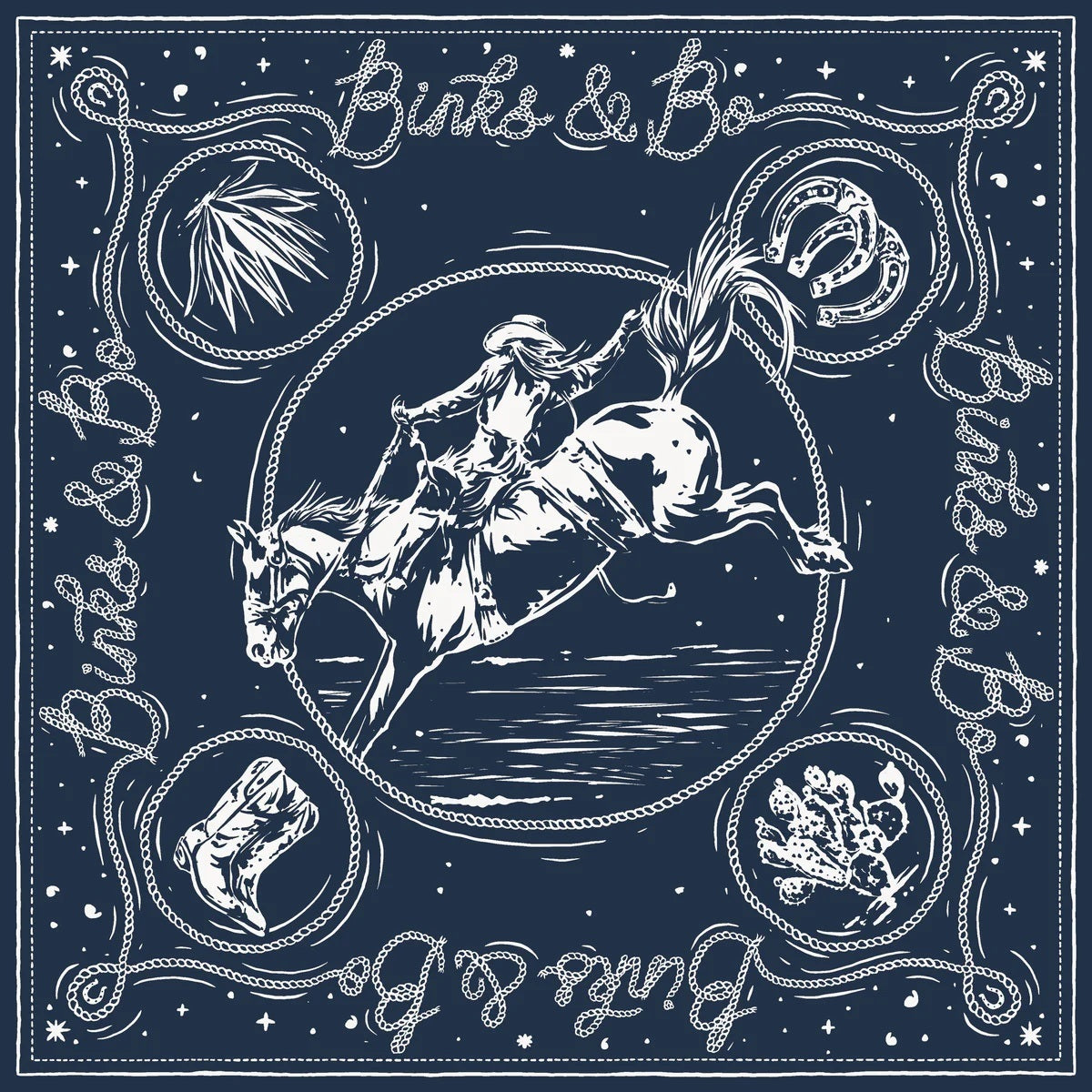 Binks & Bo The Bronc Silk Bandana