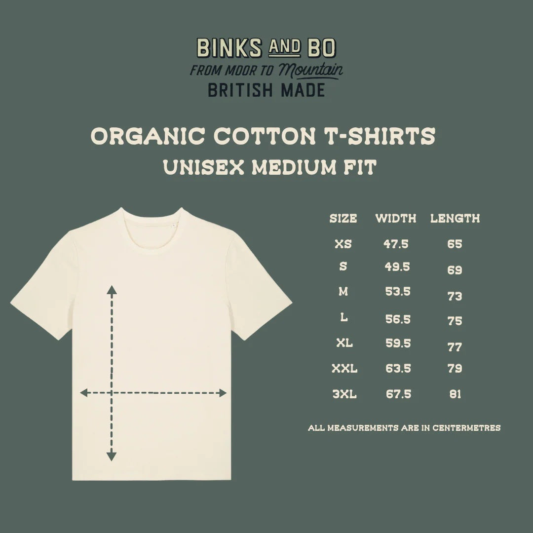 Binks & Bo Unisex Built For The Wild Tent T-Shirts- Natural