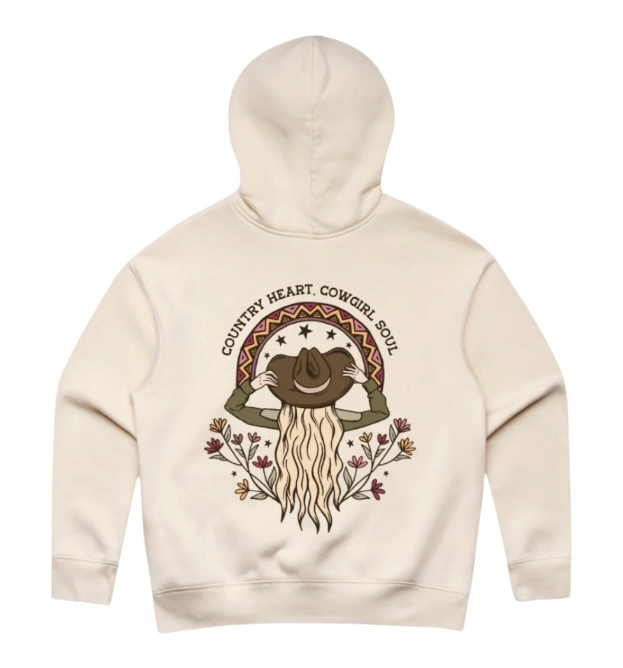 Binks & Bo Boho Cowgirl Ladies Country Heart Hoodies