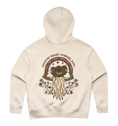 Binks & Bo Boho Cowgirl Ladies Country Heart Hoodies
