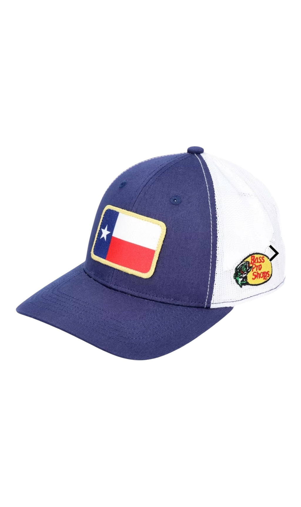 Bass Pro Texas Flag Patch Snapback Cap
