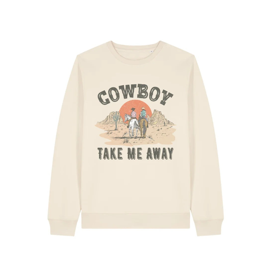 Binks & Bo Cowboy Take Me Away Sweaters - Ecru