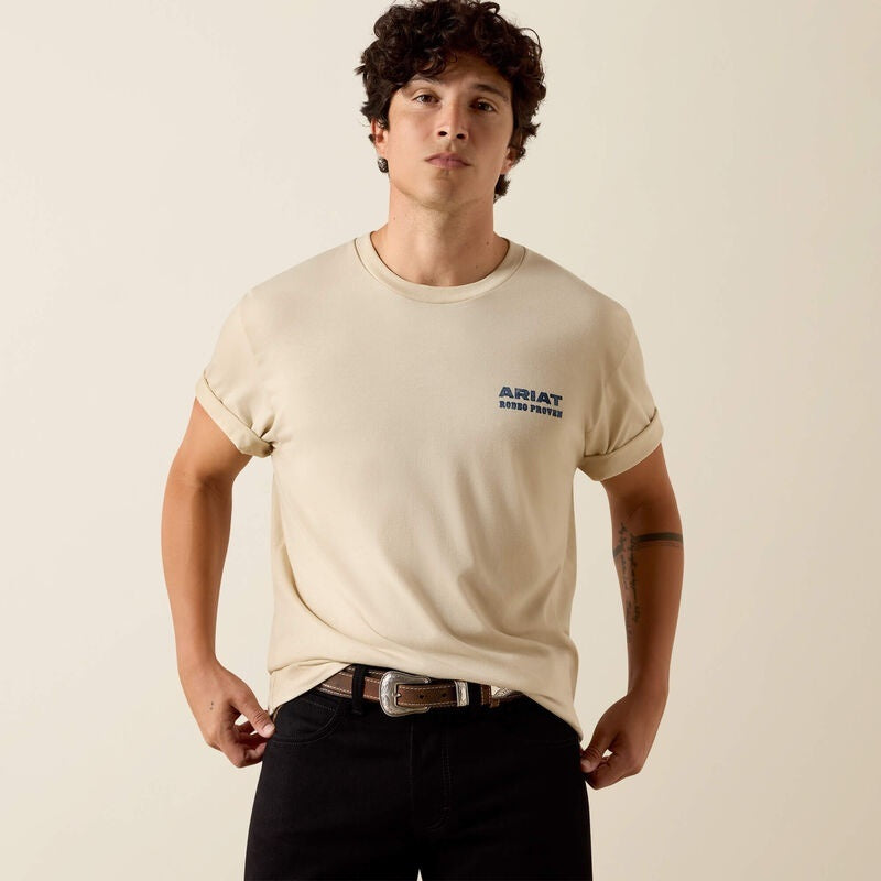 Ariat Proven Stamp Classic Fit T-Shirts - Natural