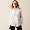Ariat Womens Stella Western Snap Shirts - Rope Stripe