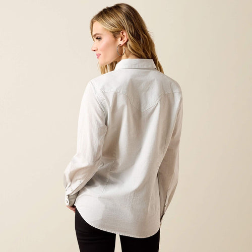 Ariat Womens Stella Western Snap Shirts - Rope Stripe
