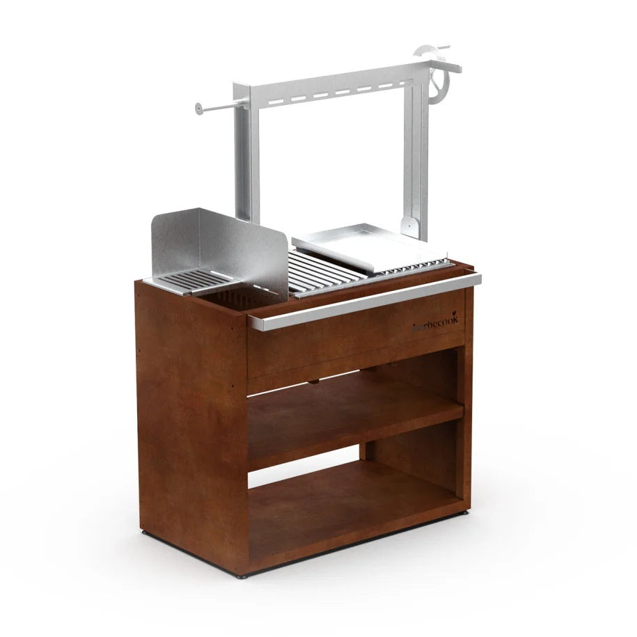 Buschbeck Barbecook Pedro Asado In Corten and Stainless Steel