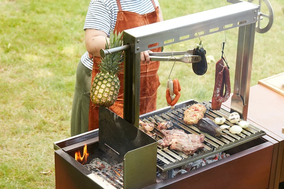 Buschbeck Barbecook Pedro Asado In Corten and Stainless Steel