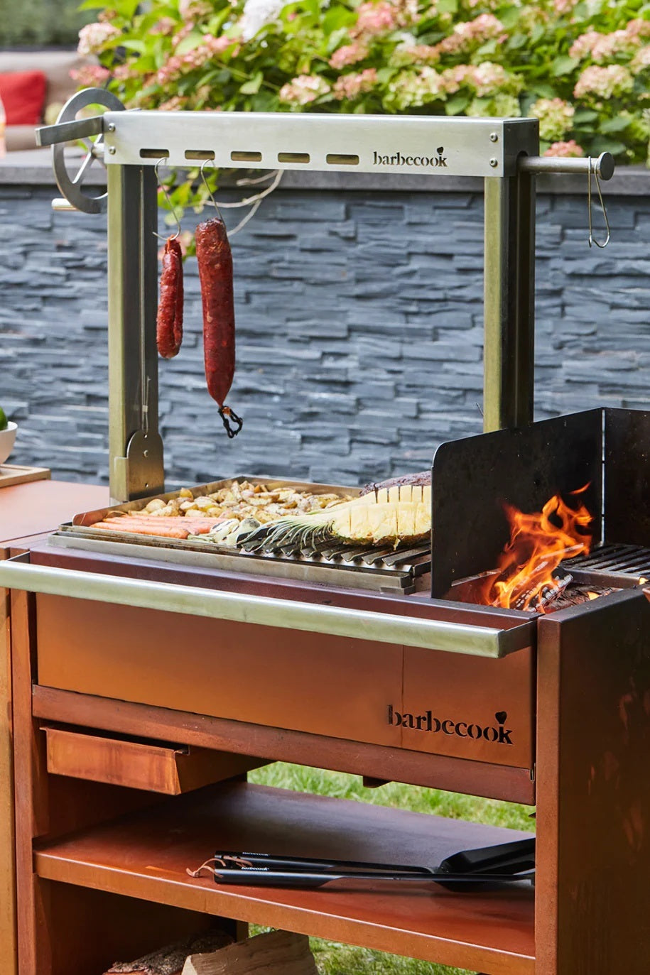 Buschbeck Barbecook Pedro Asado In Corten and Stainless Steel