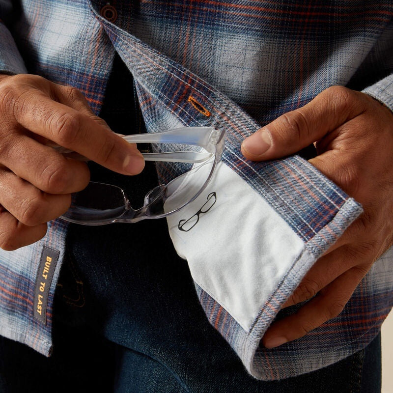 Ariat Rebar Flannel DuraStretch Work Shirts - Monument