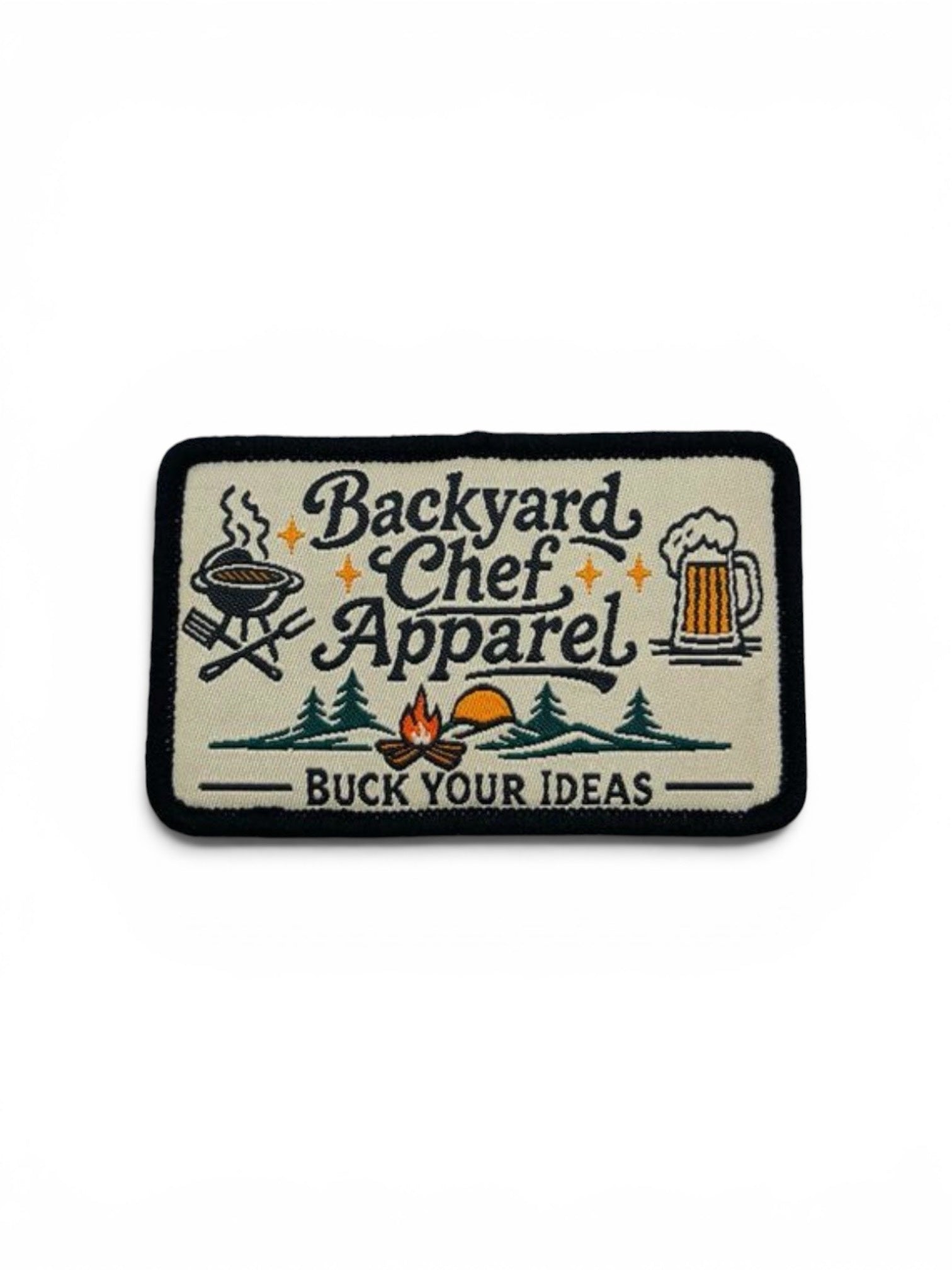Buck Your Ideas Backyard Chef Apparel Patch