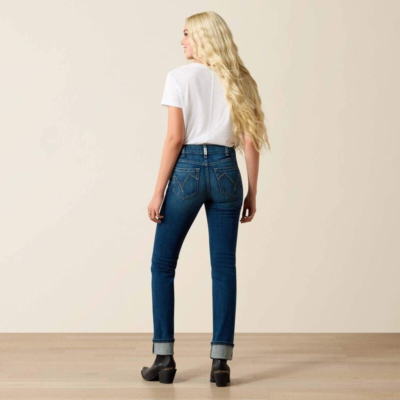 Ariat Womens R.E.A.L Perfect Rise Abby Straight Jeans - Mackenzie