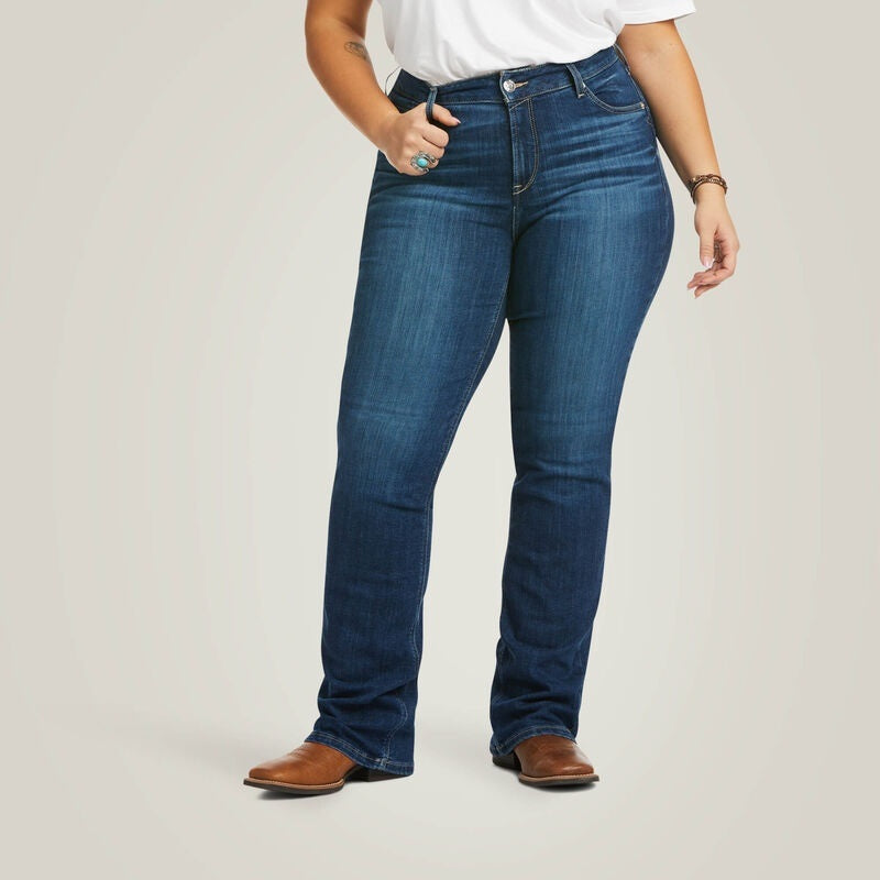 Ariat Womens R.E.A.L Perfect Rise Abby Straight Jeans - Mackenzie