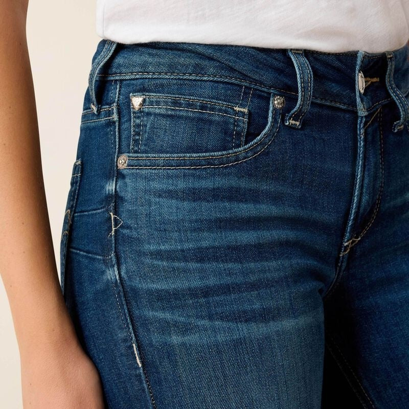 Ariat Womens R.E.A.L Perfect Rise Abby Straight Jeans - Mackenzie