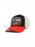 Stetson Highway Trucker Cap - Black / Orange