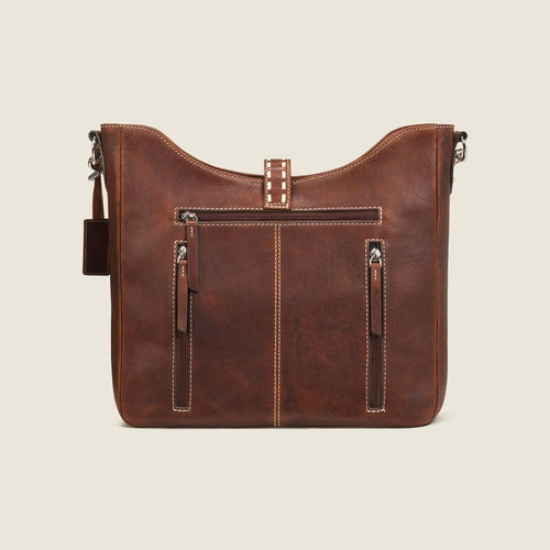 Ariat Womens Teagan Large Crossbody Handbag - Brown