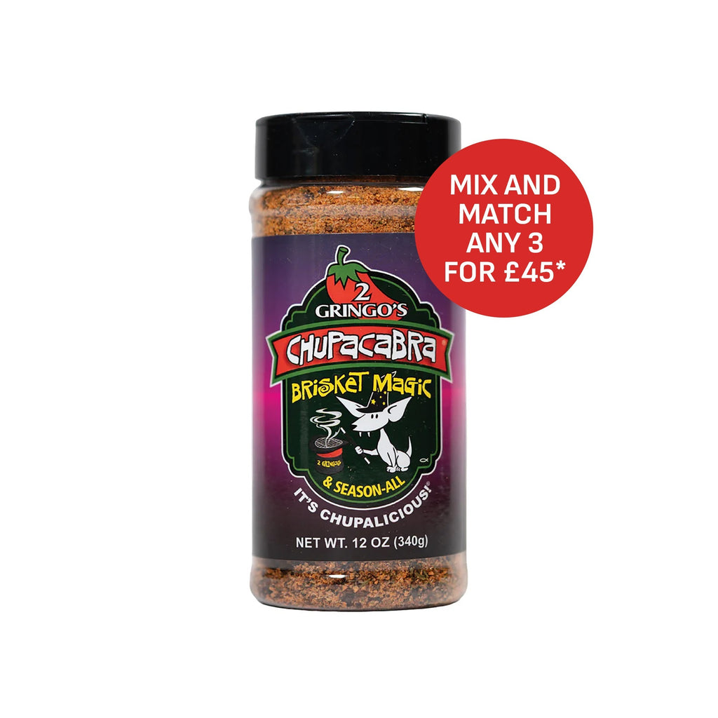 2 Gringos Chupacabra 'Brisket Magic & Season - All ' BBQ Rub - 340g (12oz)