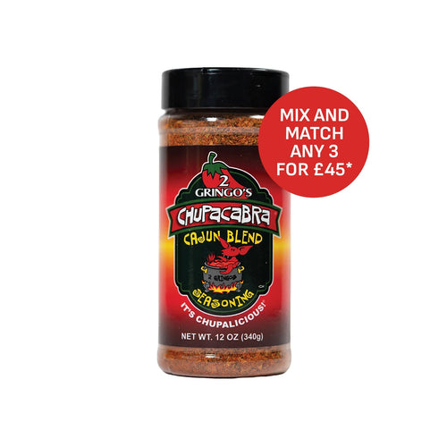 2 Gringos Cupacabra Cajun Blend Rub - 340g (12oz)