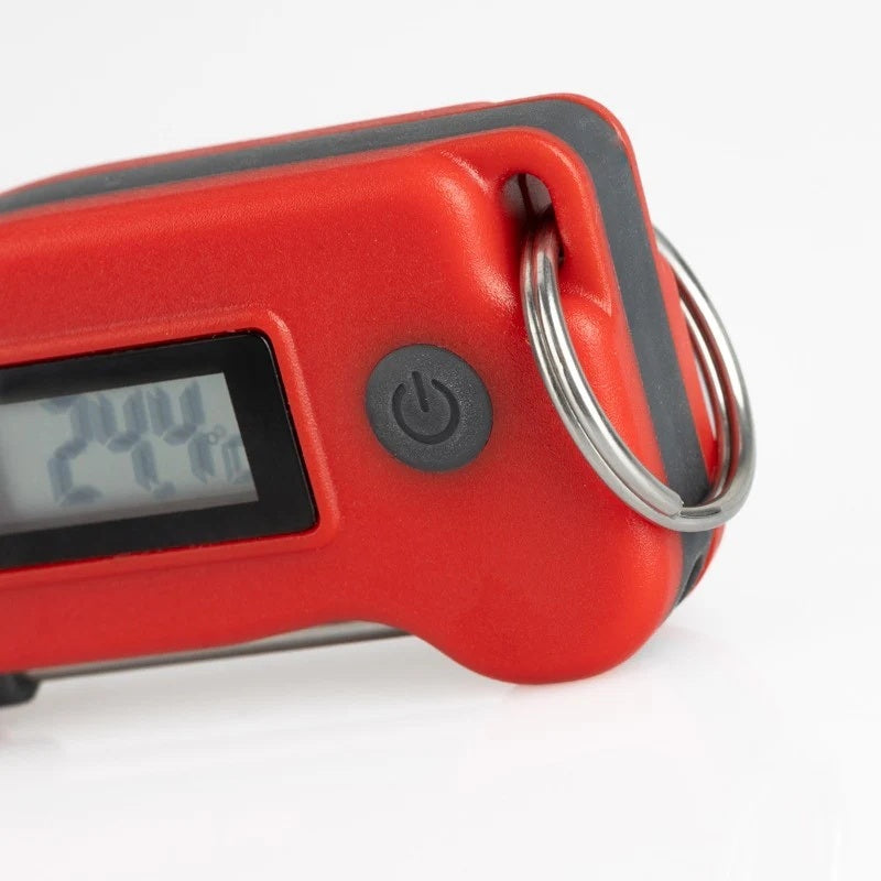 Keyring Thermometer Red
