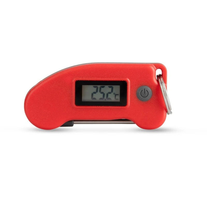 Keyring Thermometer Red