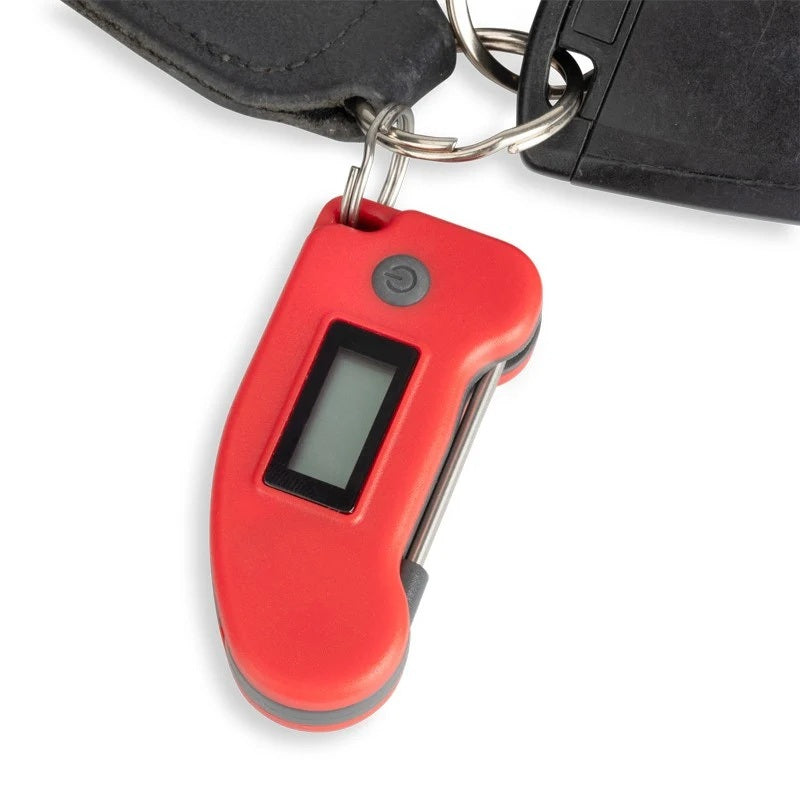 Keyring Thermometer Red