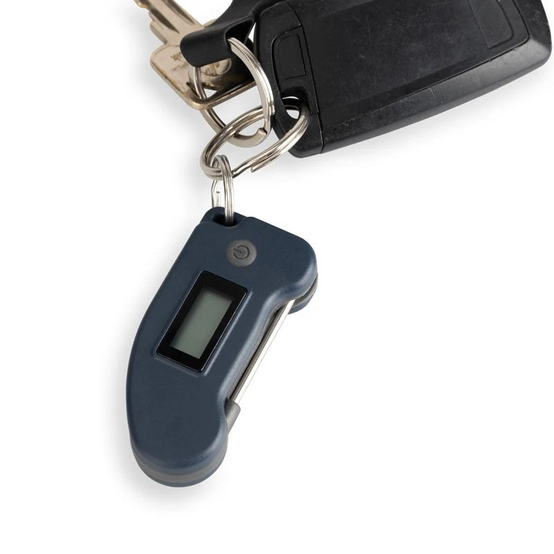 Keyring Thermometer Blue