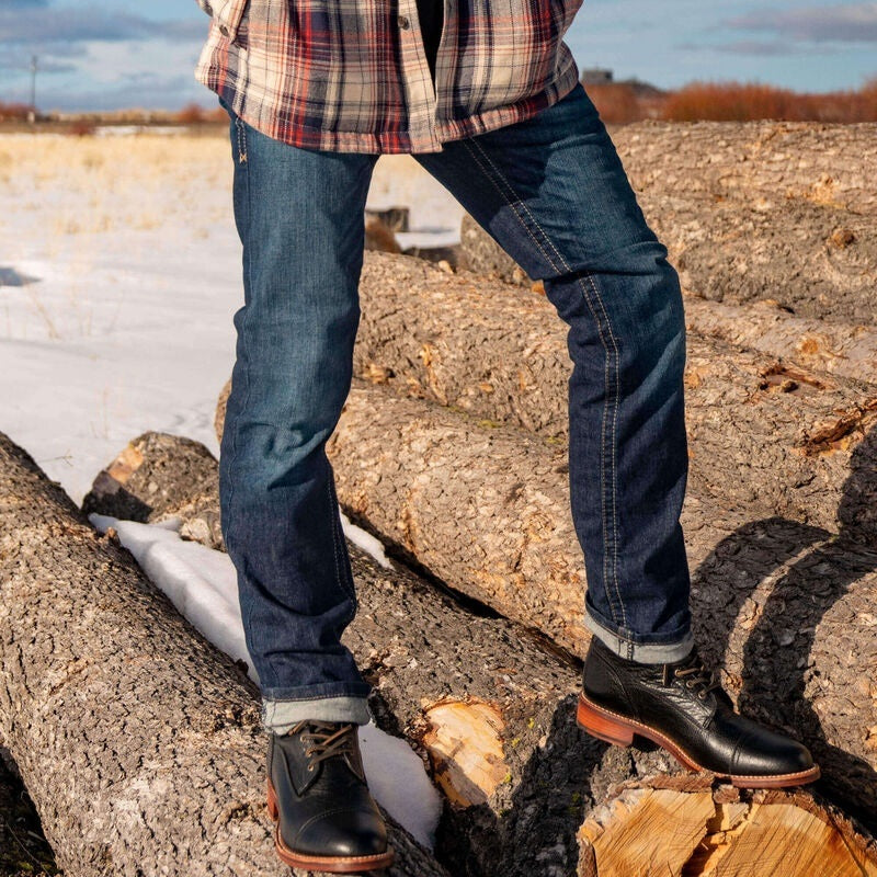 Ariat Mens Rocker Stretch Nassau Stackable Straight Leg Jeans - Summit