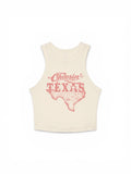 Binks & Bo Choosin' Texas Vest Top - Natural - SML