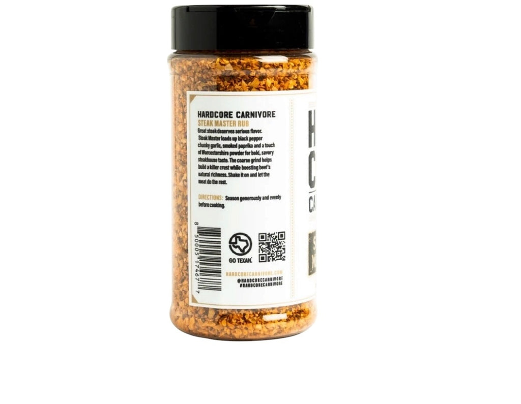 Hardcore Carnivore Steak Master Seasoning - 350g (12oz)