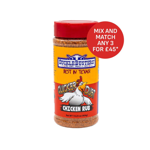 Sucklebusters Clucker Dust BBQ Rub - 403g (14.25oz)