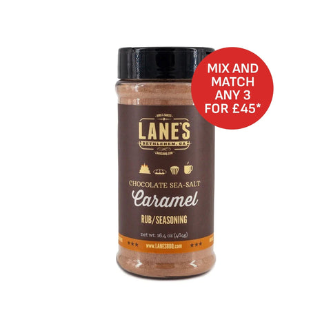Lane's BBQ 'Chocolate Sea-Salt Caramel' Rub (16.4oz) 464g