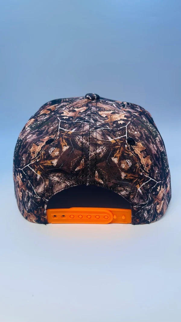 Buck Your Ideas Trucker Cap - Camo / Orange