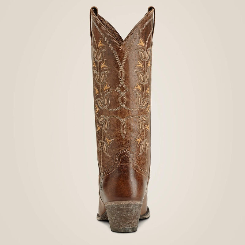 Ariat Womens Desert Holly Almond Toe Western Boots - Pearl