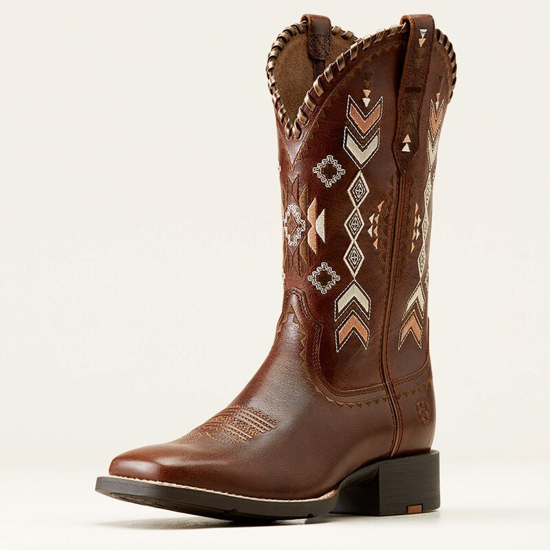 Ariat Womens Round Up Skyler Western Boots - Canyon Tan