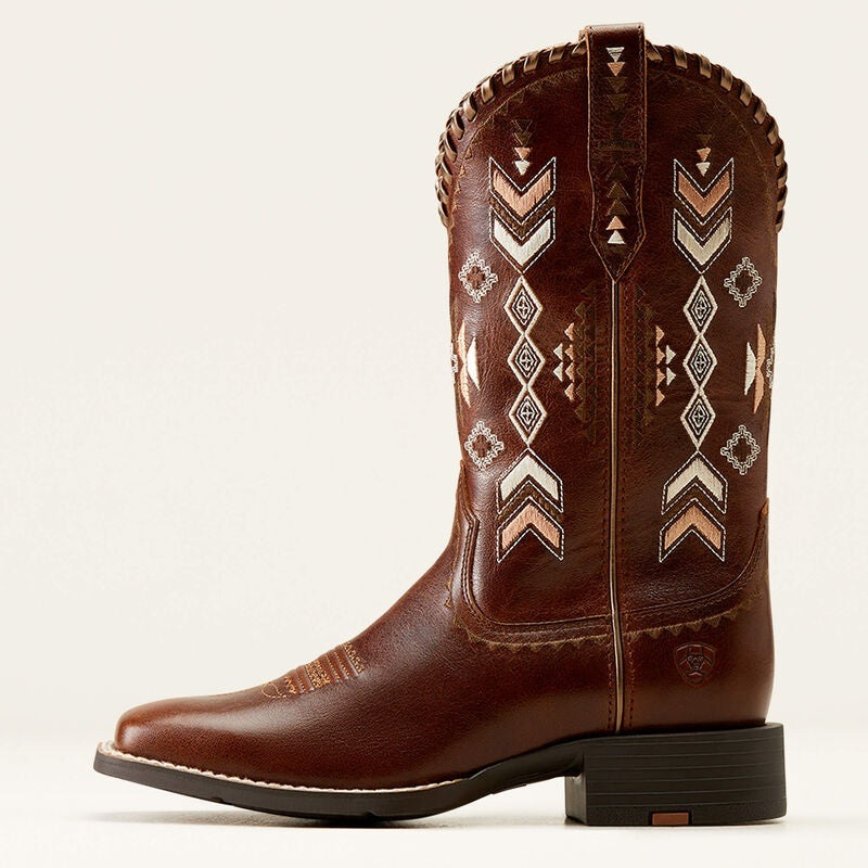 Ariat Womens Round Up Skyler Western Boots - Canyon Tan