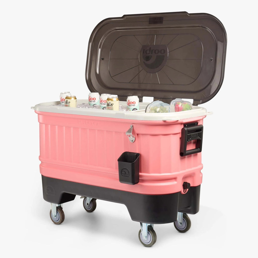 Igloo Party Bar 125QT Cooler - Flaming Pink