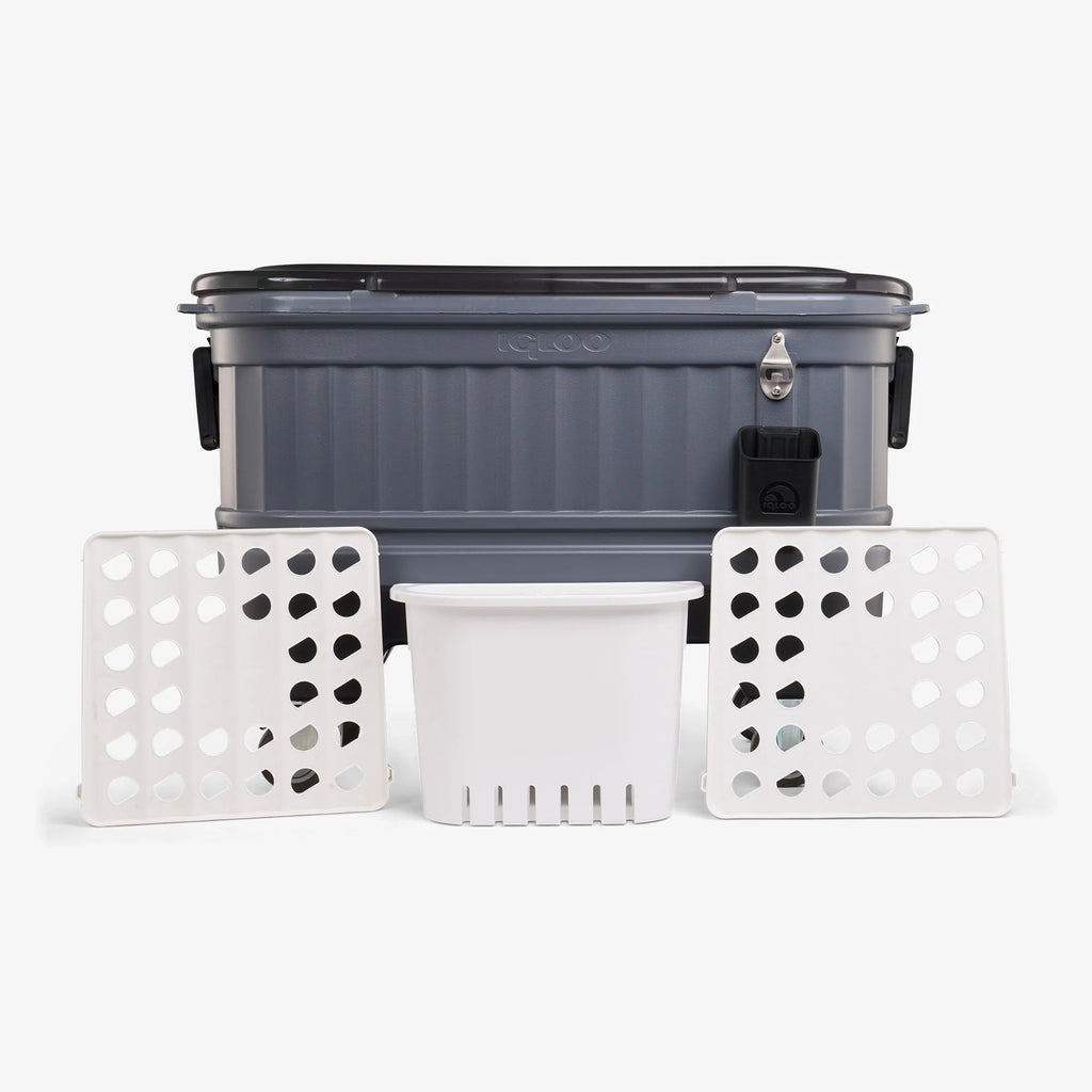 Igloo Party Bar 125QT Cooler - Carbonite Grey