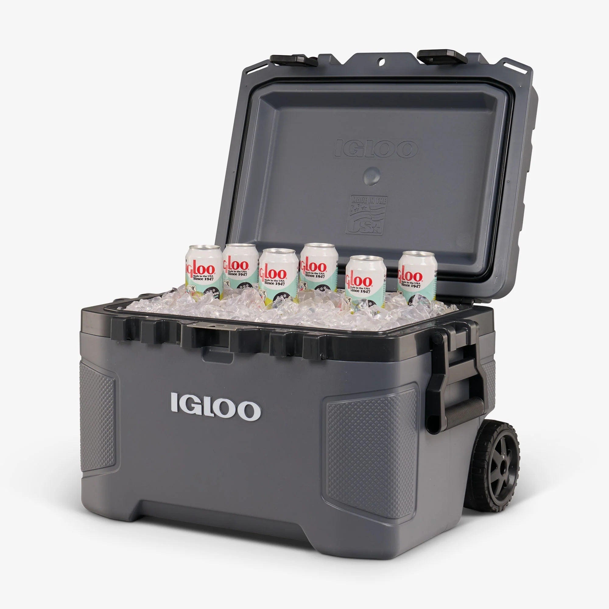 Igloo Trailmate 52QT Roller Cooler - Carbonite