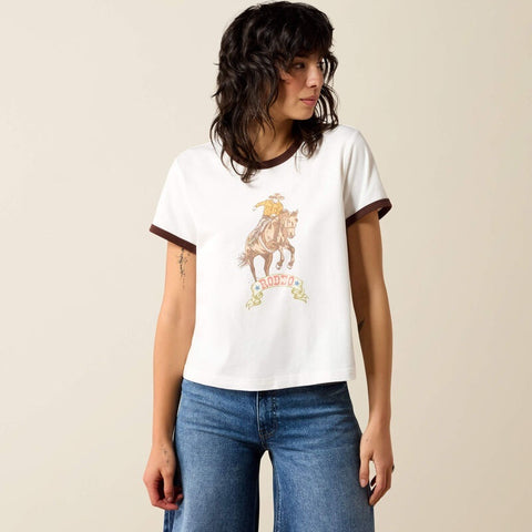 Ariat Womens Sundance T-Shirts - Parchment