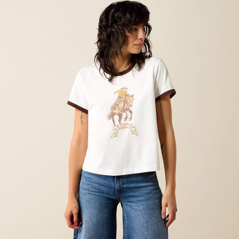 Ariat Womens Sundance T-Shirts - Parchment