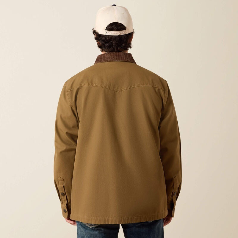 Ariat Mens Rebar Canvas Shirt Jackets - Khaki
