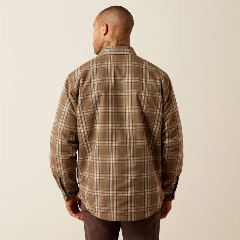 Ariat Rebar Flannel Insulated Shirt Jackets - Canteen