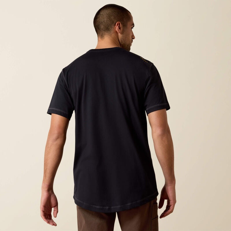 Ariat Mens Rebar Workman T-Shirts - Black