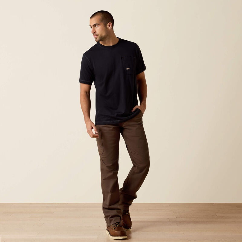 Ariat Mens Rebar Workman T-Shirts - Black