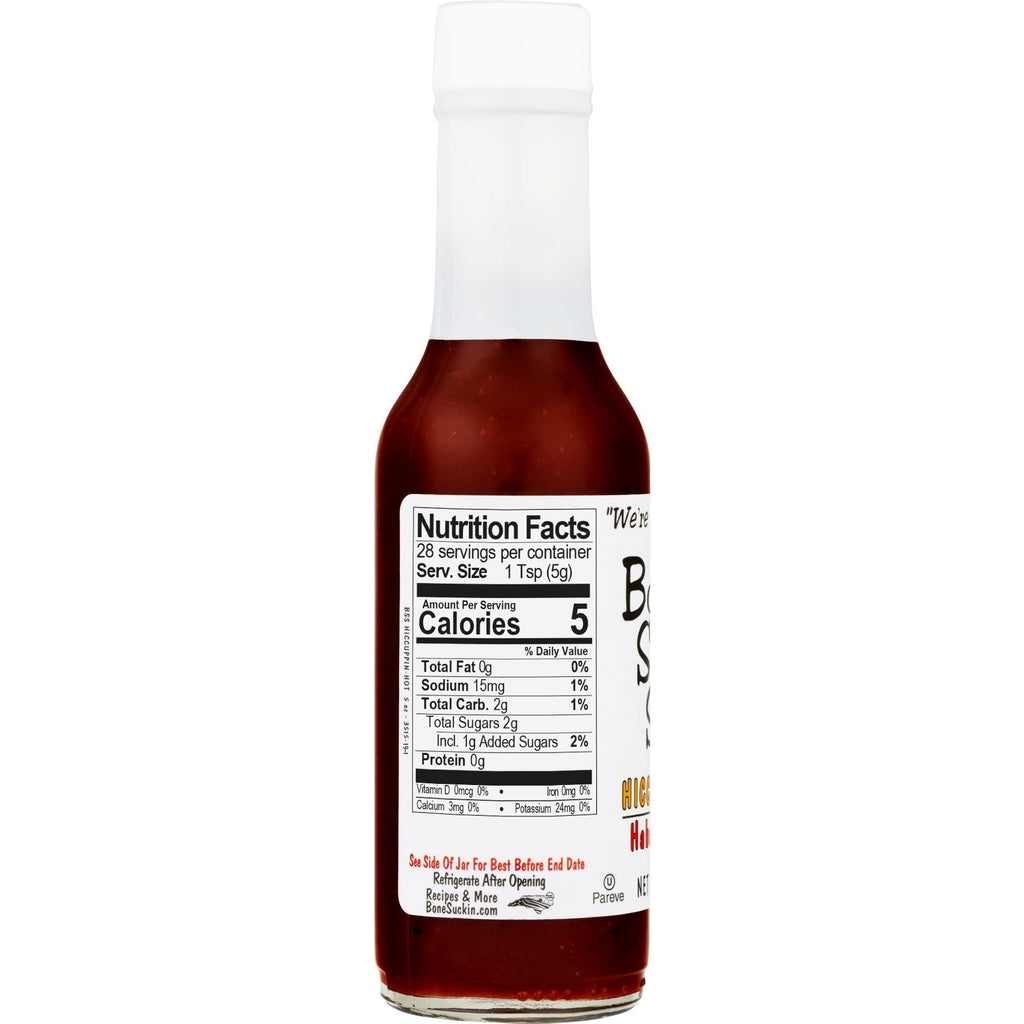 Bone Suckin' Hiccuppin' Hot Habanero Sauce - 5oz (142g) - CLEARANCE