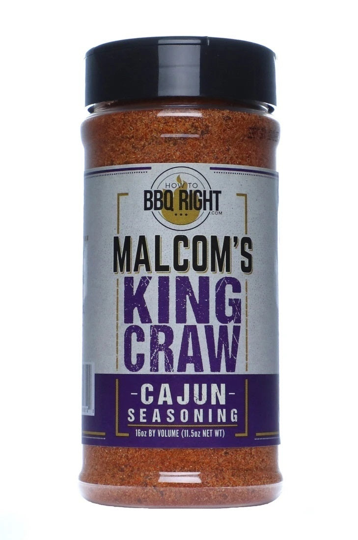 How To BBQ Right Malcolm's 'King Craw' Cajun Seasoning - 326g (11.5oz) - CLEARANCE