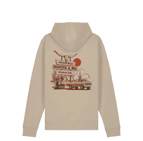 Binks & Bo Backroad BBQ Hoodies - Desert Dust